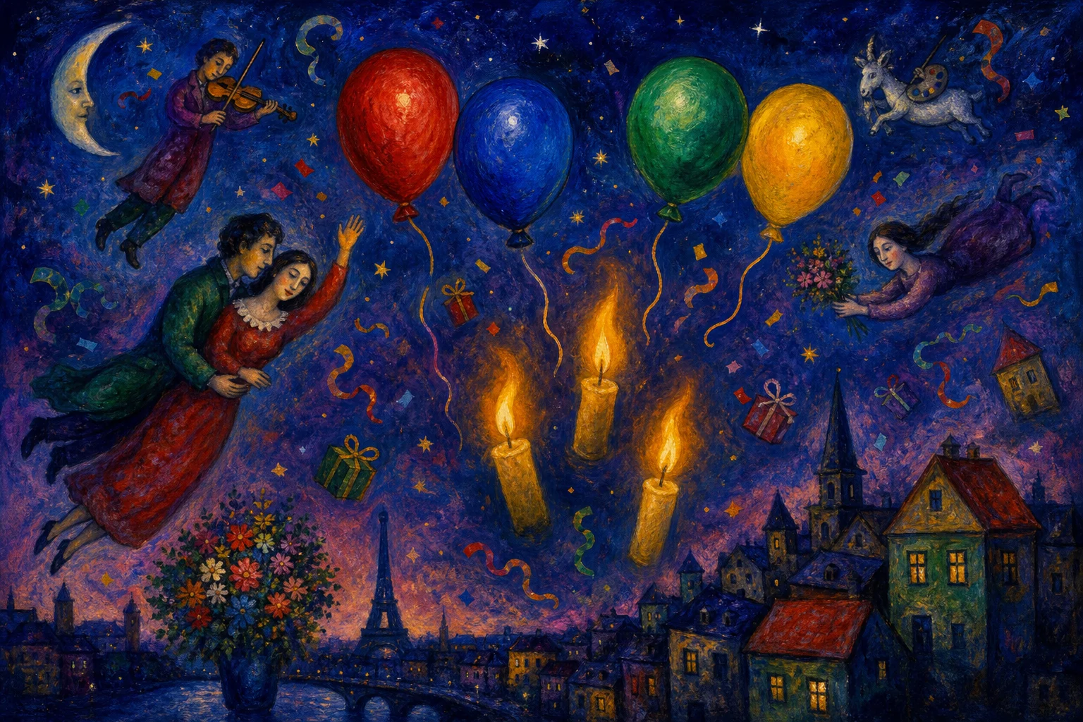 Hero image for Four ballons and three candles!